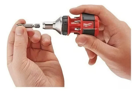 Destornillador Multipuntas Corto 8 en 1 Milwaukee 4822-2330 2
