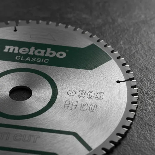 Hoja De Sierra Circular Metabo 305mm 80 Dientes Multi Cut