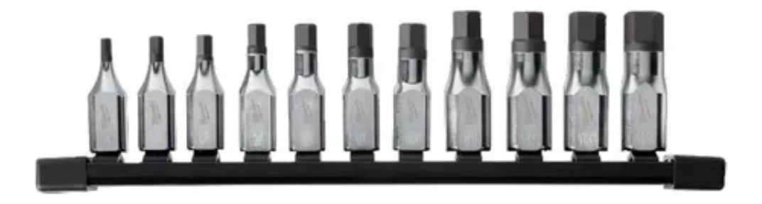 Set de 11 Bocallaves 4-14mm Punta Hexagonal 3/8'' Milwaukee 4822-9543 2