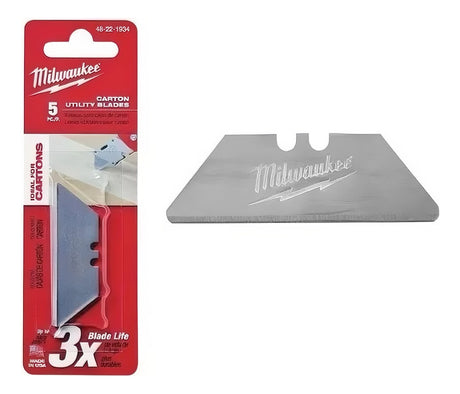 Blister de 5 Hojas Trapezoidales Milwaukee 4822-1934 1
