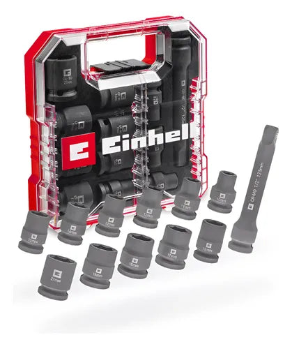 Juego De Llaves De Vaso De Impacto 12 Piezas Einhell-4910928