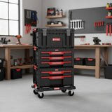 Carro Y Cajones Porta Herramientas Qbrick 5 Cajones + Caja