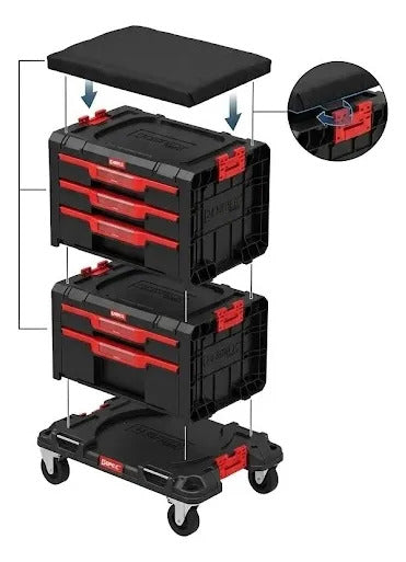 Asiento Para Cajas Y Cajoneras Qbrick System Pro Seat
