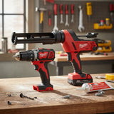 Combo Milwaukee Pistola Silicona + Talad