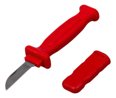 Cuchillo Pelacables Recto Aislado 1000v Hubix Certificado