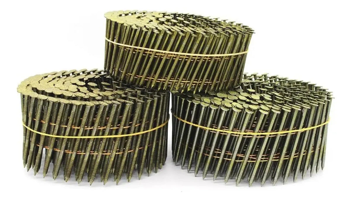 Clavos Espiralados Rollo Clavadora Neumatica 2.2 50 Mm X 10u
