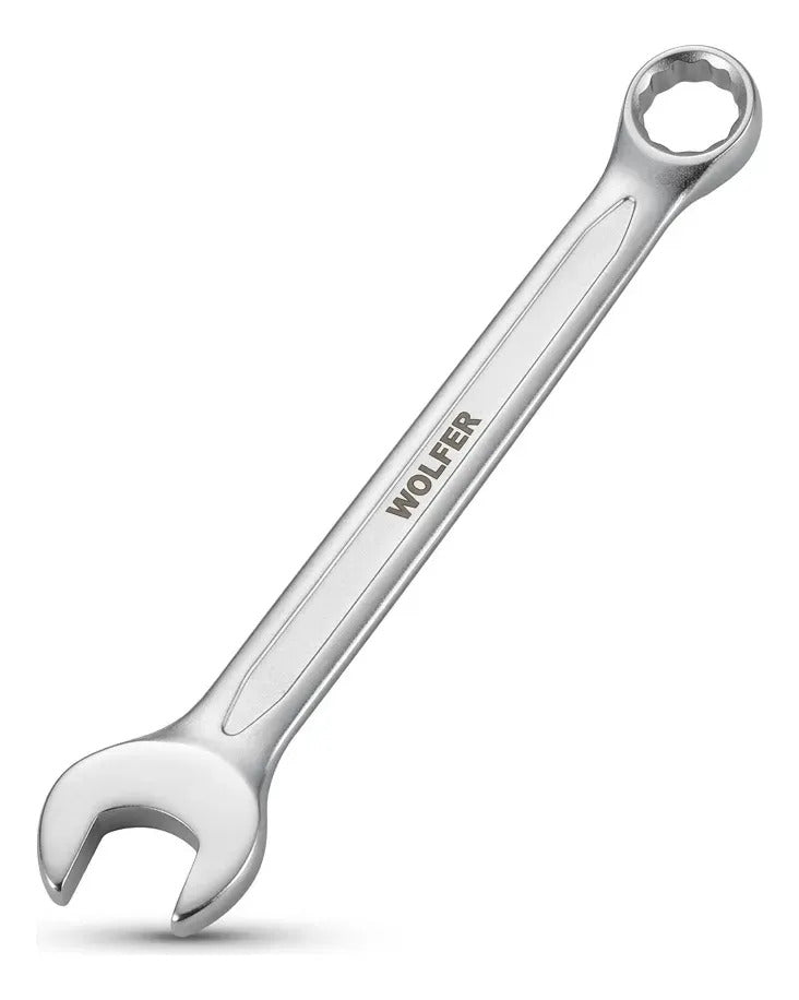 Llave Combinada 10mm Wolfer Acero Cr-v Profesional Din 3113