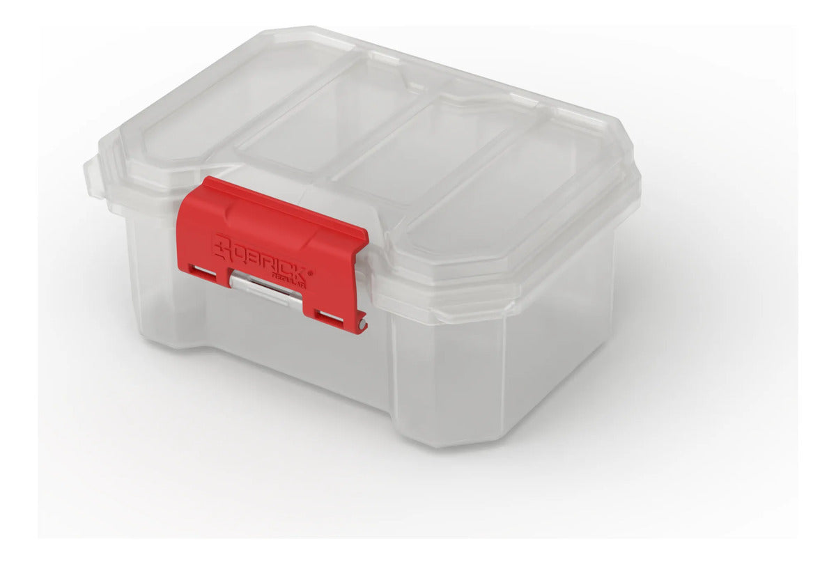 Organizador Modular Transparente Tornillos Qbrick S Apilable