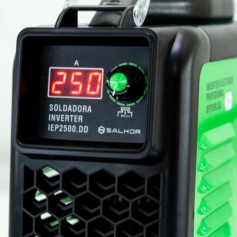 Soldadora Inverter 250 Amp Mma Electrodo Igbt + Escuadras