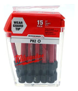 Set De Puntas De Impacto Milwaukee Ph2x2'' 15 Pzs 48-32-5004