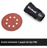 Lijadora Inalambrica 18v Orbital D Palma Einhell Kit Bateria