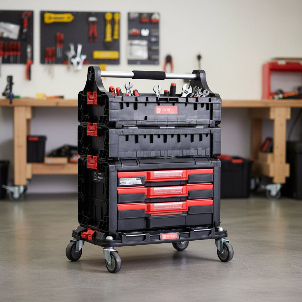 Carro Y Cajones Porta Herramientas Qbrick + Caja Abierta