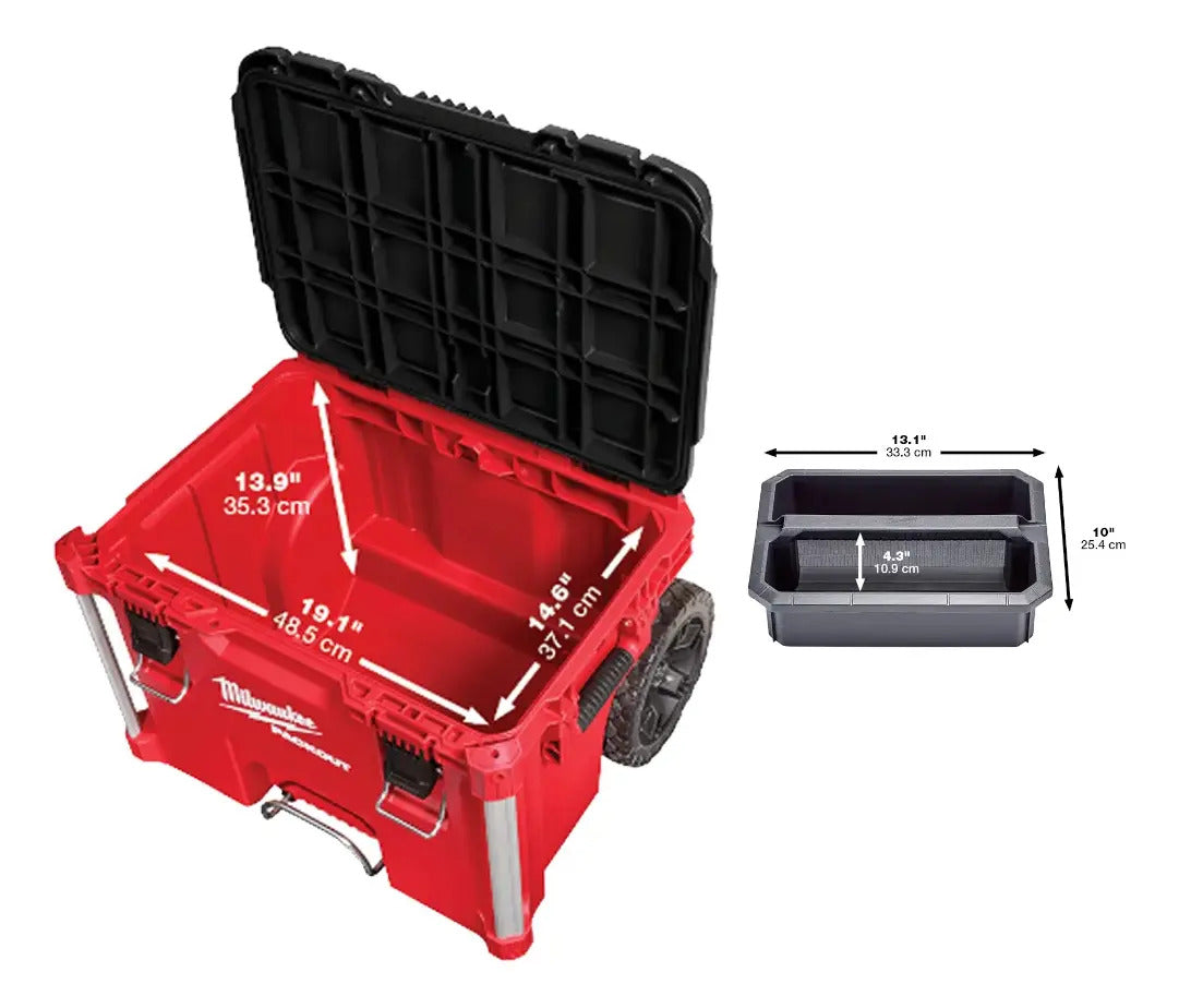 Packout Milwaukee Carro Herramientas 3 Piezas Organizador