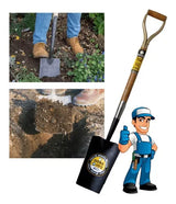 Pala Cesped Jardinera Forjada En Acero Cabo De Madera Dogo Dog19615