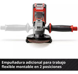 Amoladora Angular Inal. Einhell Te-ag 18/115-2 C/bat 4a Rojo