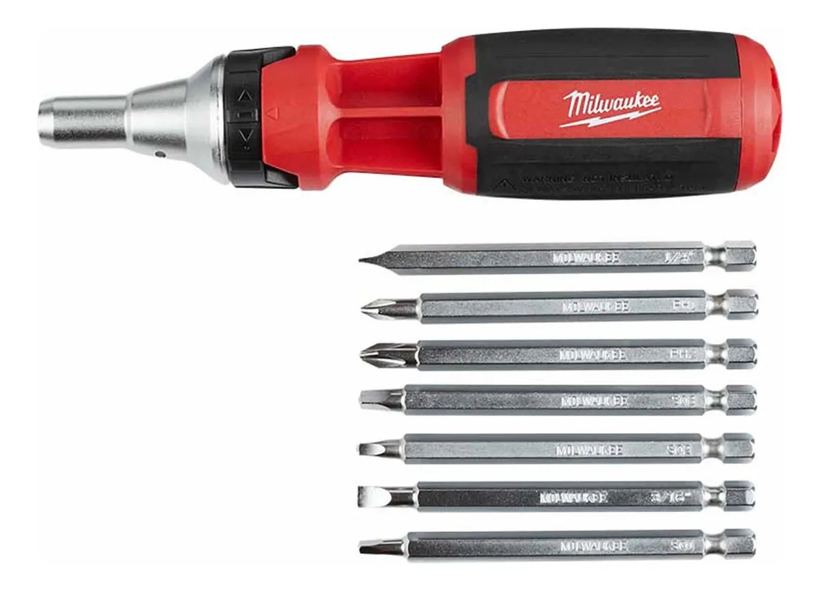 Destornillador Multipuntas Largo 8 en 1 Milwaukee 4822-2322