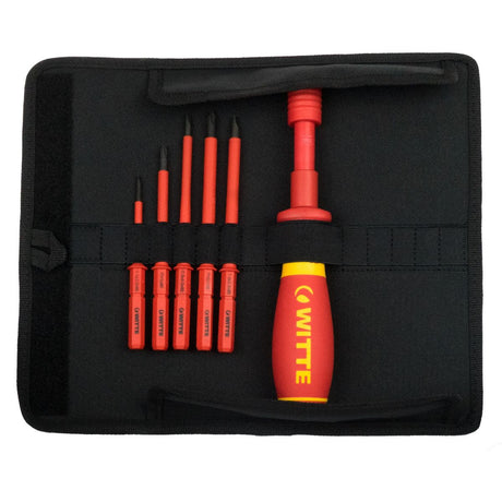 Destornillador Torque Witte VDE + 5 Varillas Aisladas