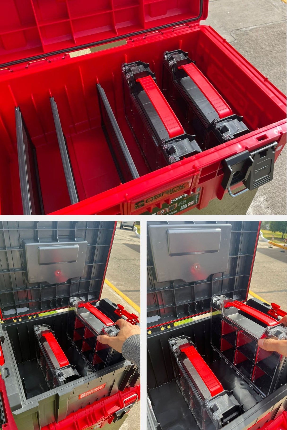 Organizador De Tornillos Y Accesorios Modular Mini Profesional Qbrick