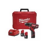 Taladro Atornillador Inalámbrico Milwaukee 2407-259a 12v. Kit