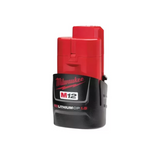 Batería 12v 1,5ah Red Lithium M12 Milwaukee 48-11-2401. Frente