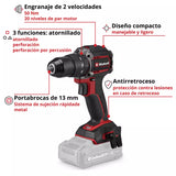 Taladro impacto Inalámbrico Profesional TP-CD 18/50-C Li-i BL - Solo
