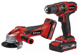 Combo Kit Taladro + Amoladora Inalámbrica 18V - Einhell TC-TK 18 Li Kit