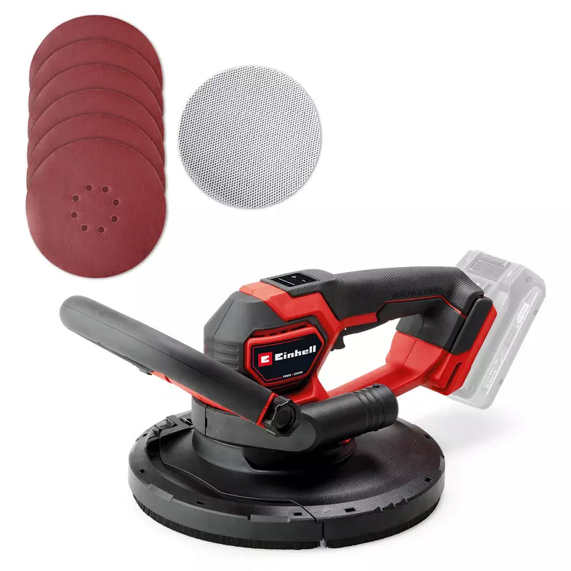 Pulidor paneles de yeso inalámbrico Einhell TP-DWS 18/225 Li BL Solo