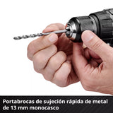 Taladro Einhell  Atornillador Percutor Inalambrico Brushless Tp-Cd 18/60 Li I Bl Solo De 60Nm