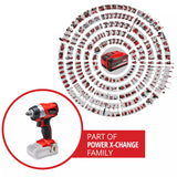 Llave de Impacto 1/2'' Inalám Brushless 215NM Einhell TP-CW 18 LI SOLO