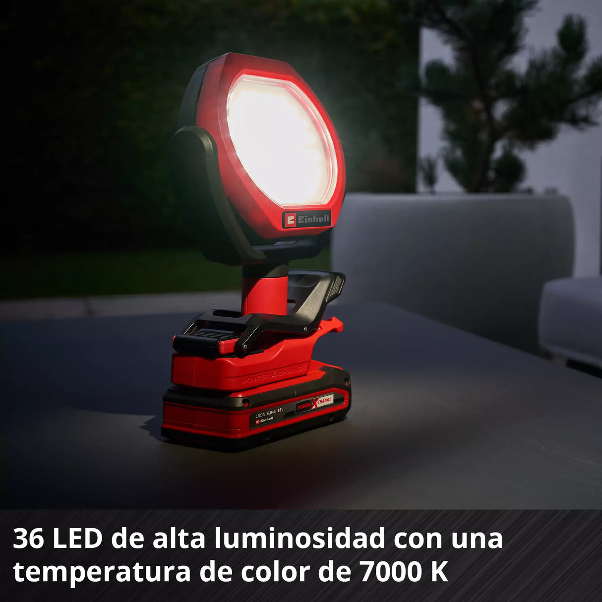 Lampara a bateria Einhell GC-OL 18/1500 Li-Solo