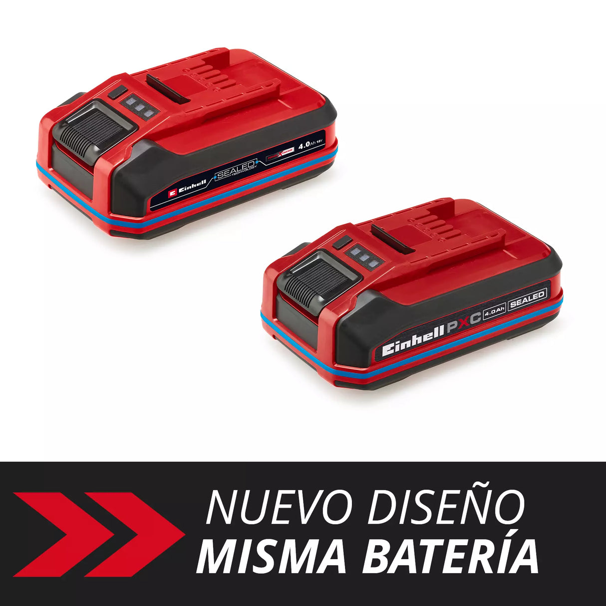 Batería Ion Litio 4.0 Ah 18V Sellada IP57 900w 600g PXC Einhell 4511627