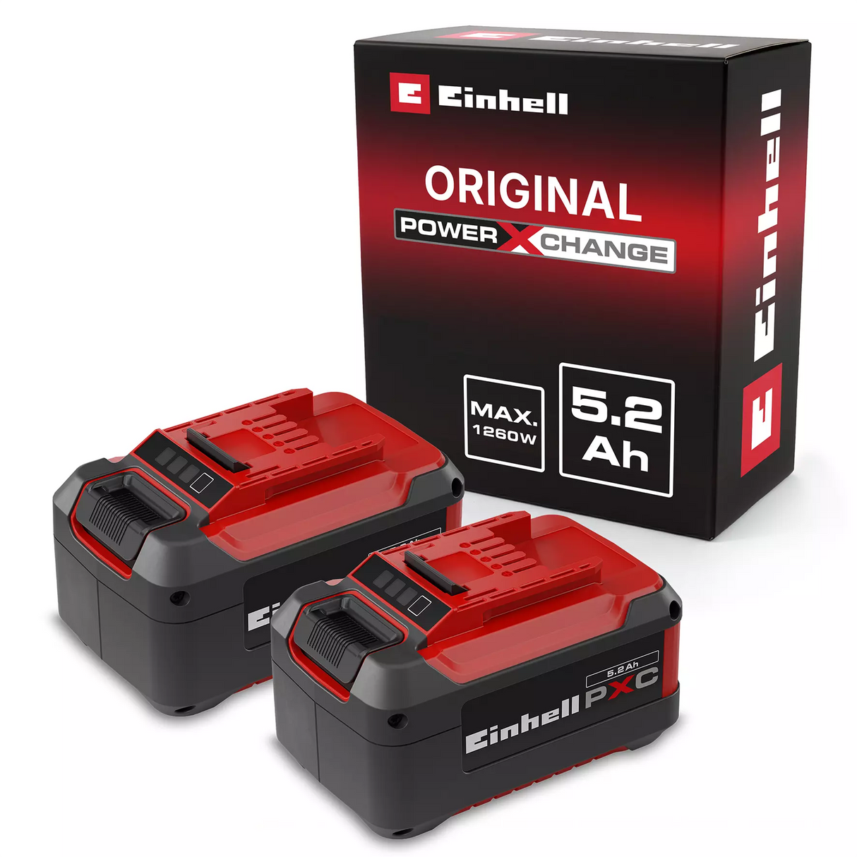 Twin Pack 2 Baterías de 5,2 Ah 18V PXC Einhell 4511526-2