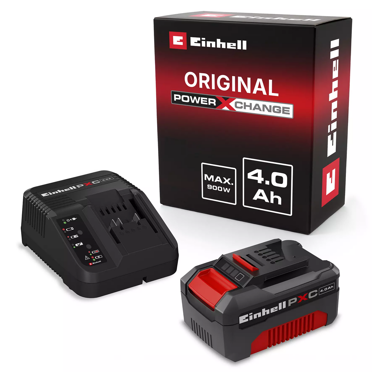 Starter Kit Batería 4.0 Ah 18V 900w y Cargador 3A PXC Einhell 4512042