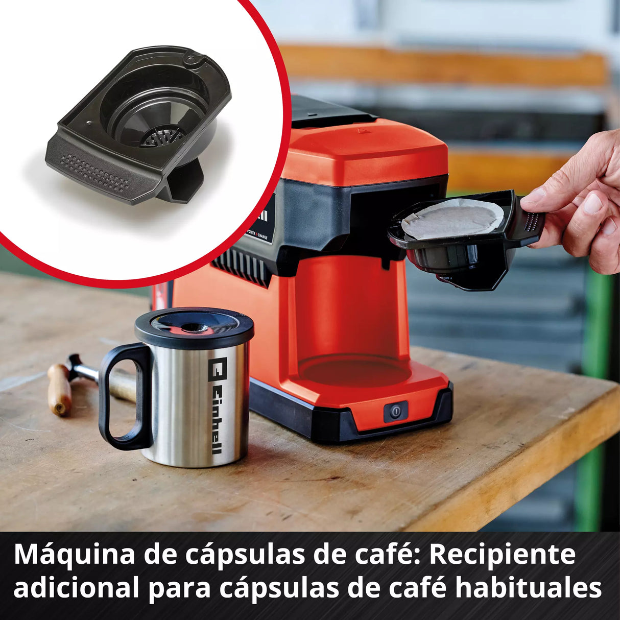 Cafetera Inalambrica Einhell Te Cf 18 Li Solo