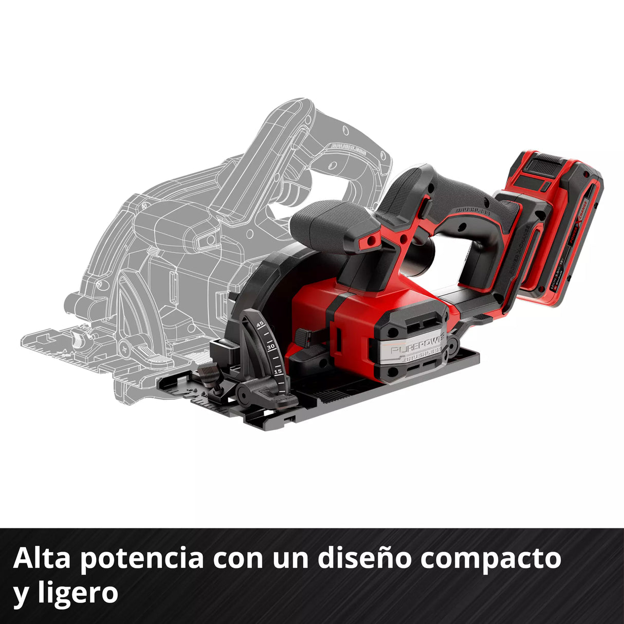 Sierra Circular a Bateria Einhell TP-CS 18/136-C Li BL - Solo