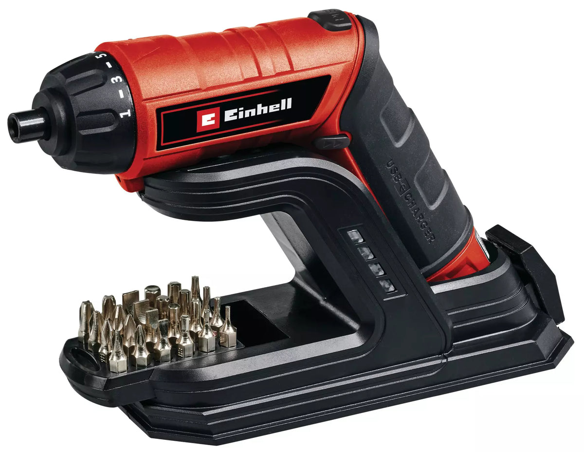 Atornillador Inalámbrico 3.6V con Linterna y Accesorios - Einhell TC-SD 3.6 Li