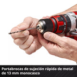 Taladro Percutor Inalámbrico 18V con 2 Baterías 2.0Ah y Maletín - Einhell TE-CD 18/48 Li-i (2x2.0 Ah)