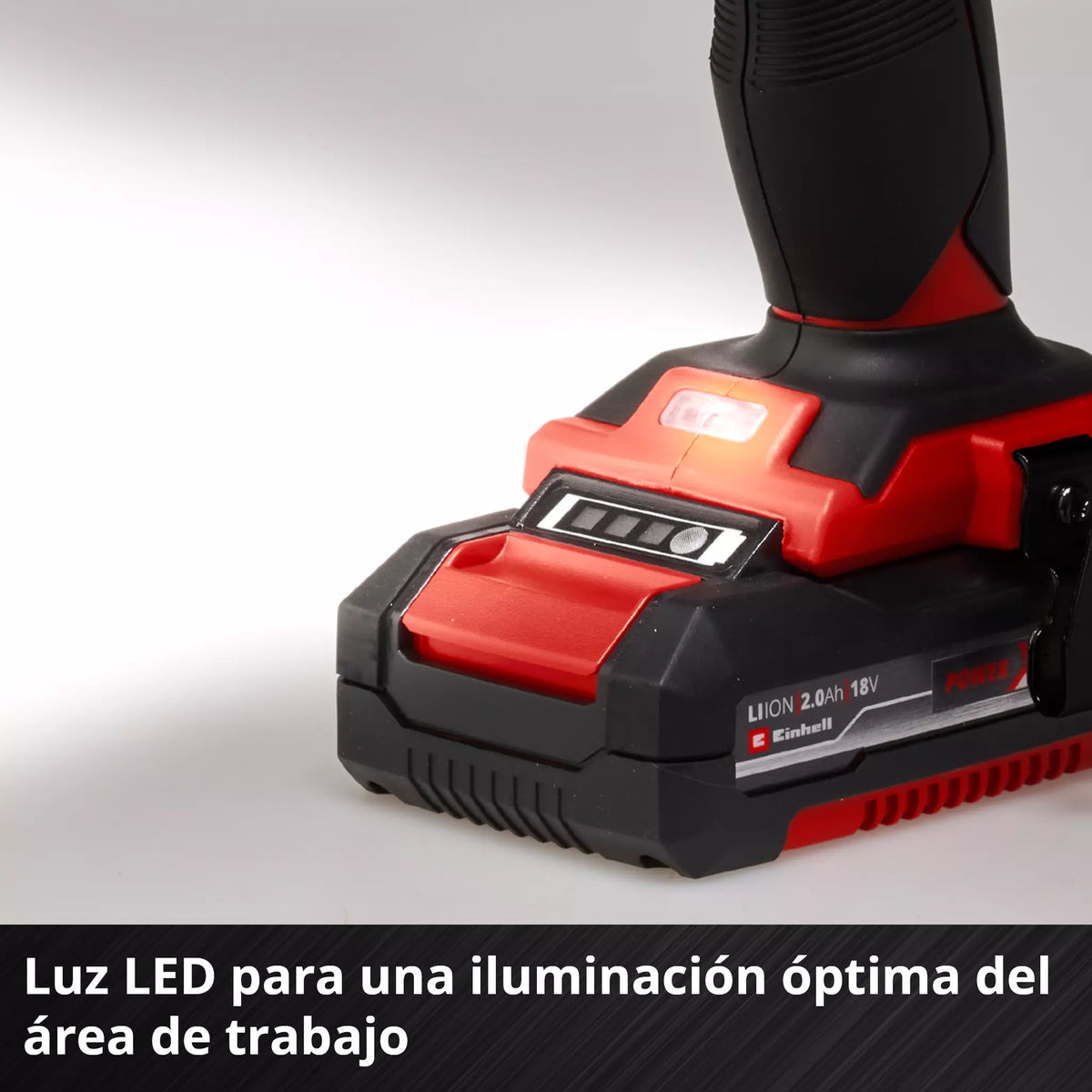 Taladro Percutor Inalámbrico 18V con 2 Baterías 2.0Ah y Maletín - Einhell TE-CD 18/48 Li-i (2x2.0 Ah)