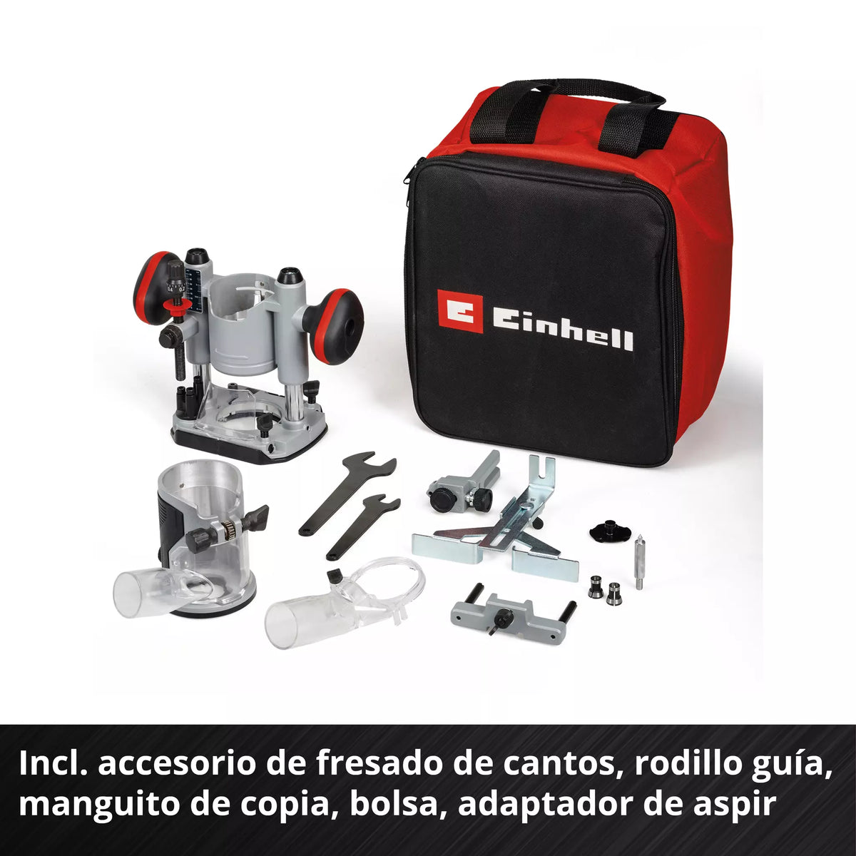 Fresadora de Palma y Cantos Inalámbrica 18V - Einhell TP-RO 18 Set Li BL - Solo