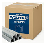 Grampas de 12,3 mm en acero galvanizado para carpintería y tapicería, alta resistencia y durabilidad.