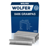 Grampas 12,3 Tapiceria Engrampadora Neumatica 6 mm X 10000 Wolfer
