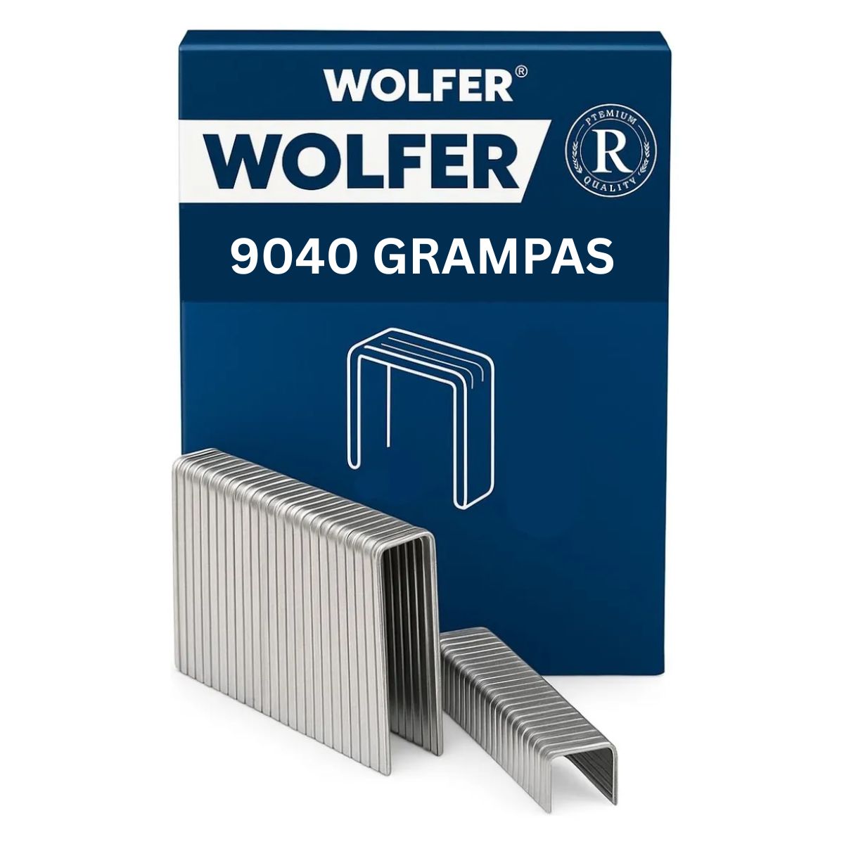 Grampas 5,7 Para Engrampadora Neumática 40 mm x5000U Wolfer