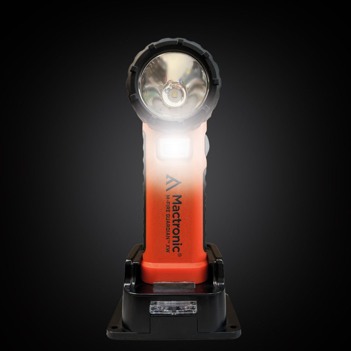 Linterna De Ángulo Recto M-fire Guardian Xw Atex, 240 Lm Blanco Roja