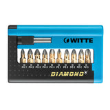 Juego Trinquete Witte Combit-Box Diamond 11 Piezas PH PZ 1/4" 28462