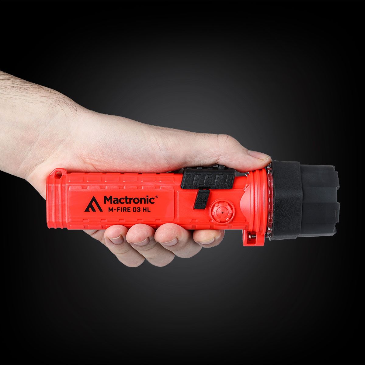 Linterna Frontal Antiexplosiva ATEX Mactronic M-Fire 03 HL uso 