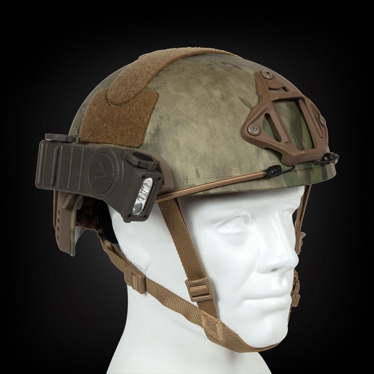 Linterna Táctica Mactronic Thl0051 Storm 1lp Montaje 90 Lm casco