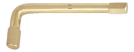 Llave Allen antichispa 5,5 mm Wolfer: seguridad en petroquímicas y minería, evita chispas peligrosas.