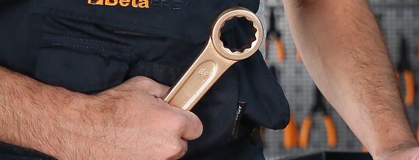 Anti chispas, ideal para entorno de potencial explosivo