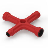 Llave de vaso cruzada híbrida 10x13x14x17 1000V Hubix