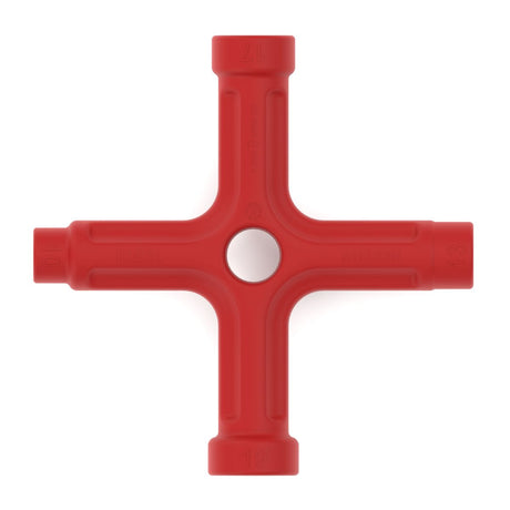 Llave de vaso cruzada híbrida 10x13x14x17 1000V cruz